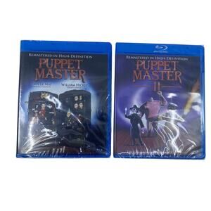 Puppet Master 1 & 2 Blu-ray Remastered HD Full Moon Horror New Sealed